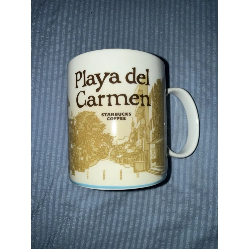 Starbucks‎ Playa Del Carmen Global Icon Collector Series Coffee Tea Mug - No Box